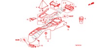 CONSOLE(LH)(1) pour Honda CITY LX-A 4 Portes 5 vitesses manuelles 2011