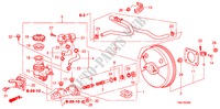 MAITRE CYLINDRE DE FREIN/ALIMENTATION PRINCIPALE(LH)(1) pour Honda CITY LX-A 4 Portes 5 vitesses manuelles 2011