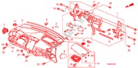PANNEAU D'INSTRUMENT(LH) pour Honda CITY LX 4 Portes 5 vitesses automatique 2011