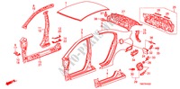PANNEAUX EXTERIEURS/PANNEAU ARRIERE pour Honda BALLADE VTI-L 4 Portes 5 vitesses automatique 2011
