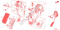 PEDALE(RH) pour Honda BALLADE VTI 4 Portes 5 vitesses manuelles 2011