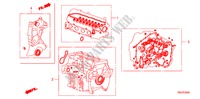TROUSSE DE JOINT pour Honda BALLADE VTI-L 4 Portes 5 vitesses automatique 2011