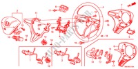 VOLANT DE DIRECTION(SRS) pour Honda BALLADE VTI-L 4 Portes 5 vitesses automatique 2011