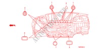 ANNEAU(INFERIEUR) pour Honda INSIGHT COMFORT 5 Portes full automatique 2010