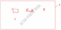 AUDIO EXCHANGE PANEL   LHD pour Honda INSIGHT COMFORT 5 Portes full automatique 2011