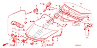 CAPOT MOTEUR(RH) pour Honda INSIGHT SE 5 Portes full automatique 2011