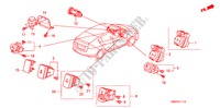 COMMUTATEUR(RH) pour Honda INSIGHT S 5 Portes full automatique 2011