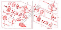 DEMARREUR(MITSUBA) pour Honda INSIGHT ES 5 Portes full automatique 2011