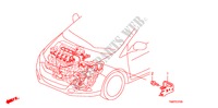 ETAI FAISCEAU DE FILS MOTEUR pour Honda INSIGHT COMFORT 5 Portes full automatique 2011
