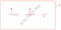 FRONT BUMPER TRIMS pour Honda INSIGHT ES 5 Portes full automatique 2011
