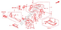 GARNITURE D'INSTRUMENT(COTE DE CONDUCTEUR)(LH) pour Honda INSIGHT ELEGANCE 5 Portes full automatique 2011