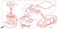 KIT DE ROUE DE TREMPE pour Honda INSIGHT ES 5 Portes full automatique 2011