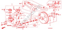 MAITRE CYLINDRE DE FREIN/ALIMENTATION PRINCIPALE(LH) pour Honda INSIGHT ELEGANCE 5 Portes full automatique 2010