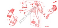 PEDALE(LH) pour Honda INSIGHT COMFORT 5 Portes full automatique 2011