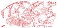 PLANCHER/PANNEAUX INTERIEURS pour Honda INSIGHT COMFORT 5 Portes full automatique 2011