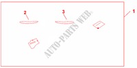 REAR BUMPER TRIMS pour Honda INSIGHT ELEGANCE 5 Portes full automatique 2011