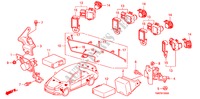 REGLAGE AUTOMATIQUE DE NIVEAU/CAPTEUR DE STATIONNEMENT pour Honda INSIGHT ES 5 Portes full automatique 2011