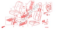 SIEGE AVANT(D.) pour Honda INSIGHT ELEGANCE 5 Portes full automatique 2010