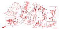 SIEGE AVANT(G.) pour Honda INSIGHT SE 5 Portes full automatique 2011