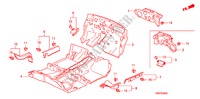 TAPIS DE SOL pour Honda INSIGHT S 5 Portes full automatique 2011