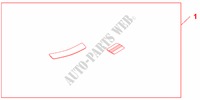TRANSPARENT BUMPER PROTECTIVE FILM pour Honda INSIGHT S 5 Portes full automatique 2011
