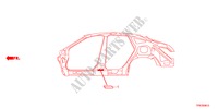 ANNEAU(LATERAL) pour Honda CROSSTOUR EX 5 Portes 5 vitesses automatique 2010