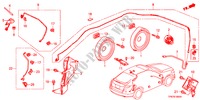 ANTENNE/HAUT PARLEUR pour Honda CROSSTOUR EX 5 Portes 5 vitesses automatique 2011