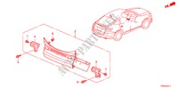 APPAREIL AUDIO(NAVIGATION) pour Honda CROSSTOUR EX 5 Portes 5 vitesses automatique 2011