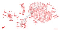 ARMATURE D'ALTERNATEUR/TENDEUR pour Honda CROSSTOUR EX 5 Portes 5 vitesses automatique 2011