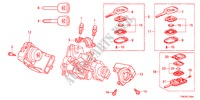 COMPOSANTS DE CYLINDRE DE CLE pour Honda CROSSTOUR EX 5 Portes 5 vitesses automatique 2011