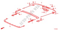 COULISSANTS DE TOIT pour Honda CROSSTOUR EX 5 Portes 5 vitesses automatique 2010