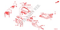 GARNITURE D'INSTRUMENT(COTE DE CONDUCTEUR) pour Honda CROSSTOUR EX 5 Portes 5 vitesses automatique 2011