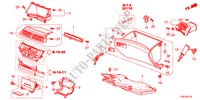 GARNITURE D'INSTRUMENT(COTE DE PASSAGER)(2) pour Honda CROSSTOUR EX 5 Portes 5 vitesses automatique 2011
