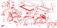 GARNITURE LATERALE pour Honda CROSSTOUR EX 5 Portes 5 vitesses automatique 2010