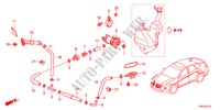 LAVE GLACE DE PROJECTEUR pour Honda CROSSTOUR EX 5 Portes 5 vitesses automatique 2011