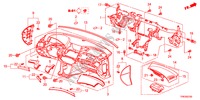 PANNEAU D'INSTRUMENT pour Honda CROSSTOUR EX 5 Portes 5 vitesses automatique 2010