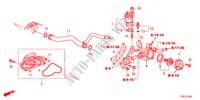 POMPE A EAU pour Honda CROSSTOUR EX 5 Portes 5 vitesses automatique 2011