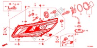 PROJECTEUR pour Honda CROSSTOUR EX 5 Portes 5 vitesses automatique 2010