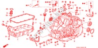 BOITE DE VITESSES/ CARTER D'HUILE(M4VA) pour Honda CIVIC VTI 3 Portes full automatique 1997