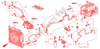 CLIMATISEUR (FLEXIBLES/TUYAUX) pour Honda CIVIC CXI 3 Portes 5 vitesses manuelles 2000