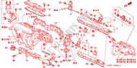 COLLECTEUR D'ADMISSION (1.6L SOHC/SOHC VTEC) pour Honda CIVIC GLI 3 Portes 5 vitesses manuelles 2000