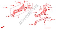 COMP. DE SIEGE AV. (G.)(1) pour Honda CIVIC EXI 3 Portes 4 vitesses automatique 2000