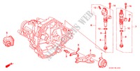 DEBRAYAGE(DOHC) pour Honda CIVIC SIR 3 Portes 5 vitesses manuelles 2000