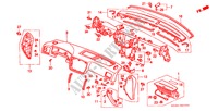 PANNEAU D'INSTRUMENT(LH) pour Honda CIVIC LXI 3 Portes 4 vitesses automatique 2000