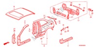 PANNEAUX EXTERIEURS pour Honda CIVIC LXI 3 Portes 4 vitesses automatique 1998
