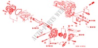 POMPE A EAU/CAPTEUR (DOHC VTEC) pour Honda CIVIC SIR 3 Portes 4 vitesses automatique 1999