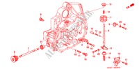 BIELLETTE DE SELECTION/SUPPORT DE SELECTION (SOHC) pour Honda CIVIC VTI 4 Portes 5 vitesses manuelles 2000