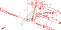 BOITE DE VITESSES A P.S.(RH) pour Honda CIVIC LXI 4 Portes 4 vitesses automatique 2000