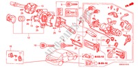 COMMUTATEUR COMBINE(RH) pour Honda CIVIC LXI 4 Portes 5 vitesses manuelles 2000