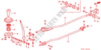 LEVIER DE SELECTION pour Honda CIVIC VTI 4 Portes 5 vitesses manuelles 2000
